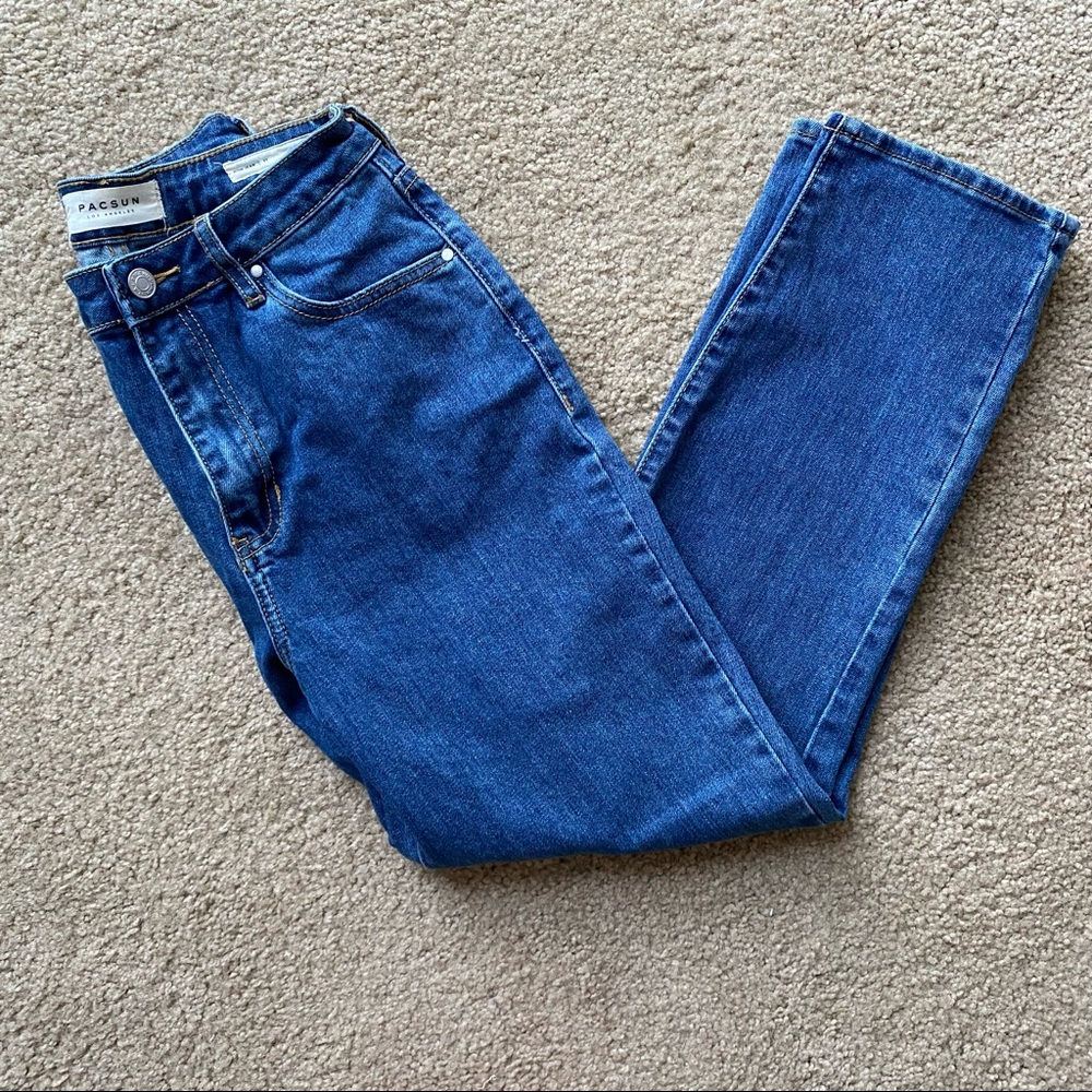 Pacsun Dark Wash Mom Jeans, Size 27